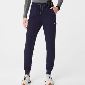 Figs Uman Relaxed Scrub Joggers Navy